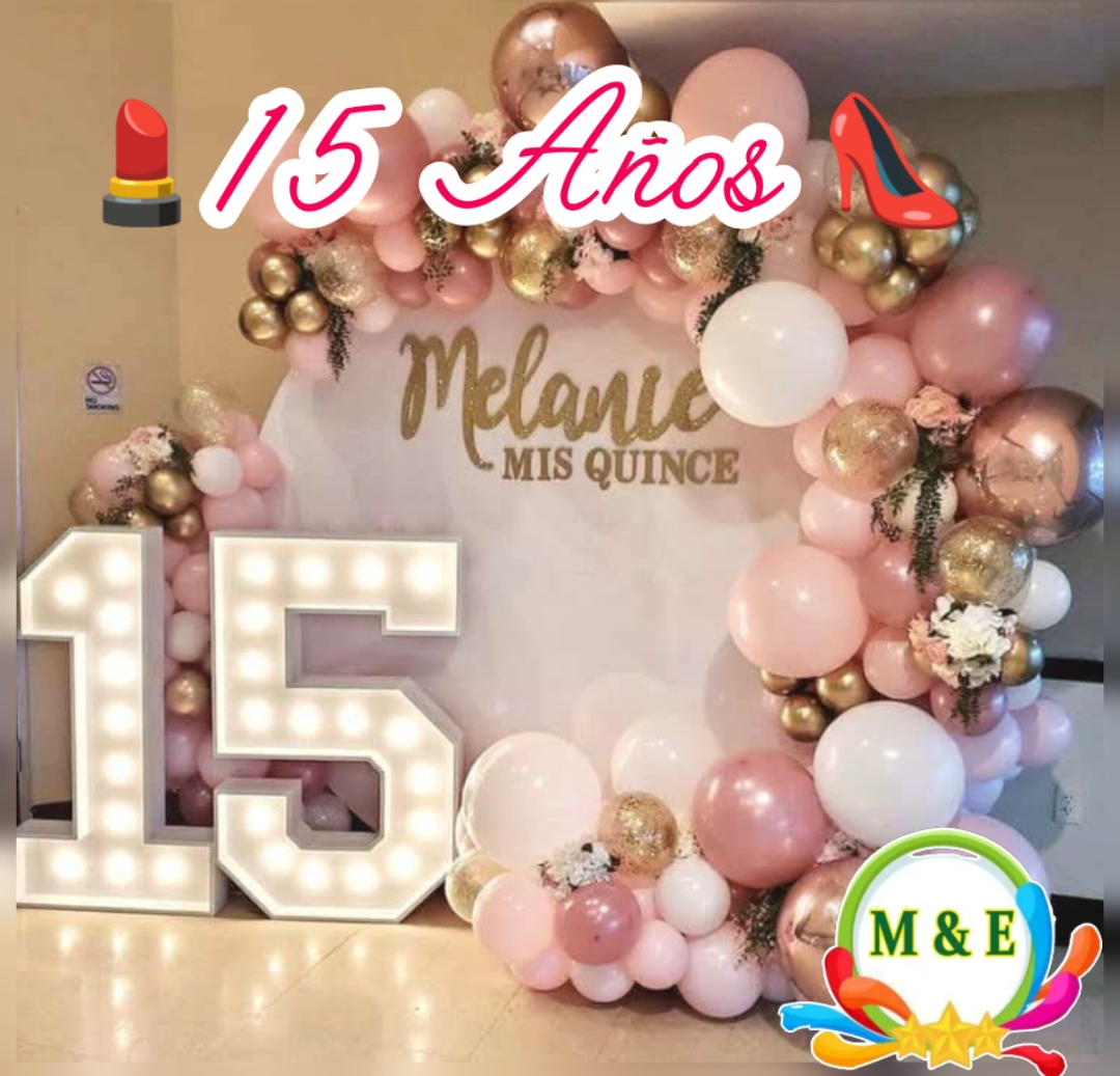 Decoración 15 años