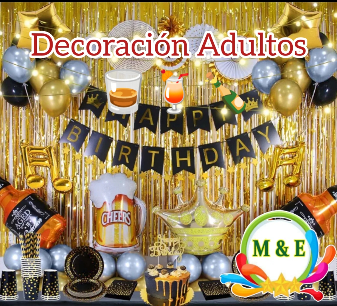 Decoración fiesta adultos 